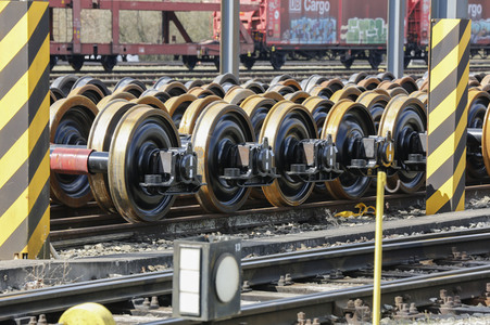Symbolfoto Eisenbahnrad