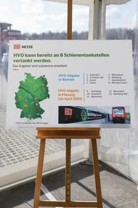Eröffnung Lok-Tankstelle in München