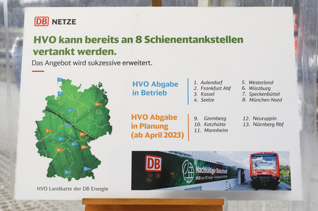 Eröffnung Lok-Tankstelle in München