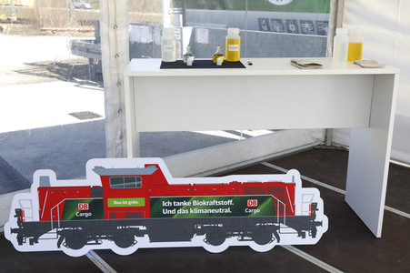 Eröffnung Lok-Tankstelle in München