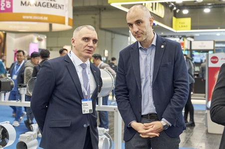 Ukrainische Delegation aus Mykolajiw auf der Hannover Messe 2023