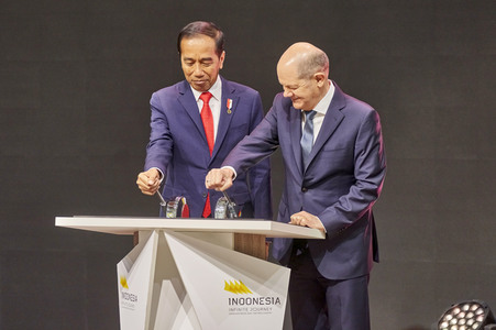 Eröffnungsrundgang auf der Hannover Messe 2023
