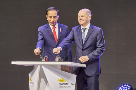 Eröffnungsrundgang auf der Hannover Messe 2023