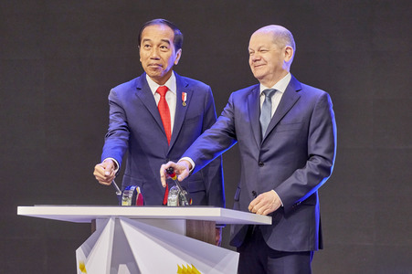 Eröffnungsrundgang auf der Hannover Messe 2023