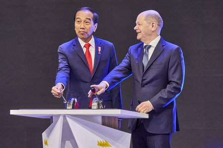 Eröffnungsrundgang auf der Hannover Messe 2023