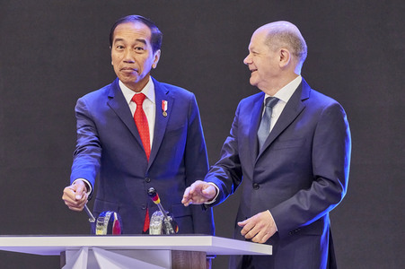 Eröffnungsrundgang auf der Hannover Messe 2023
