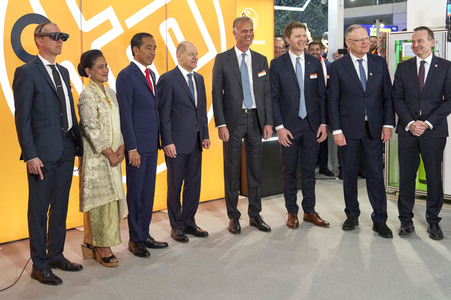 Eröffnungsrundgang auf der Hannover Messe 2023