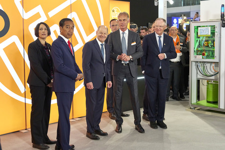 Eröffnungsrundgang auf der Hannover Messe 2023