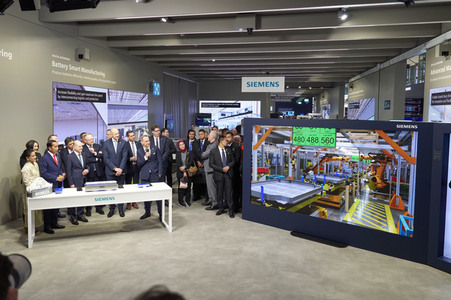 Eröffnungsrundgang auf der Hannover Messe 2023