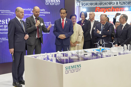 Eröffnungsrundgang auf der Hannover Messe 2023