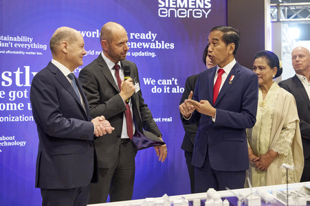 Eröffnungsrundgang auf der Hannover Messe 2023
