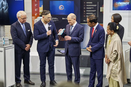 Eröffnungsrundgang auf der Hannover Messe 2023