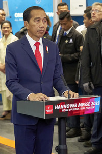 Eröffnungsrundgang auf der Hannover Messe 2023