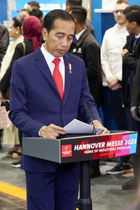 Eröffnungsrundgang auf der Hannover Messe 2023