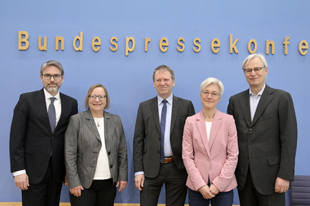 Bundespressekonferenz Prüfbericht zur Berechnung der deutschen Treibhausgasemissionen in Berlin