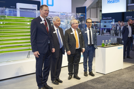 Eröffnungsrundgang auf der Hannover Messe 2023