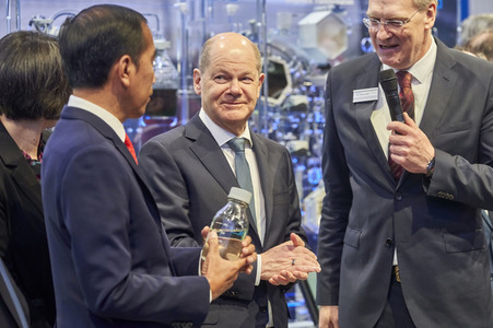 Eröffnungsrundgang auf der Hannover Messe 2023