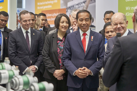 Eröffnungsrundgang auf der Hannover Messe 2023