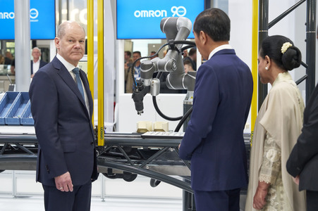 Eröffnungsrundgang auf der Hannover Messe 2023