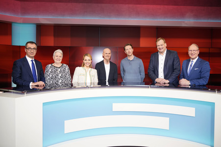 Talkshow 'hart aber fair' in Berlin