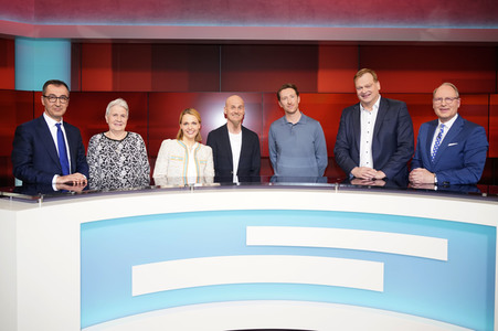 Talkshow 'hart aber fair' in Berlin