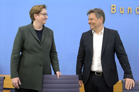 Bundespressekonferenz Novelle des Gebäudeenergiegesetzes und das neue Förderkonzept erneuerbares Heizen in Berlin