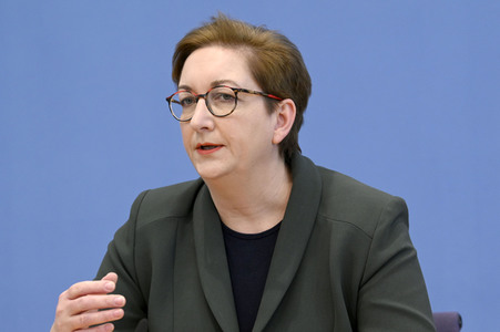 Bundespressekonferenz Novelle des Gebäudeenergiegesetzes und das neue Förderkonzept erneuerbares Heizen in Berlin