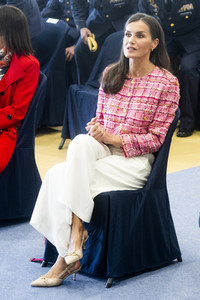 Königin Letizia von Spanien auf dem Luftwaffenstützpunkt Cuatro Vientos in Madrid