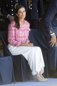 Königin Letizia von Spanien auf dem Luftwaffenstützpunkt Cuatro Vientos in Madrid