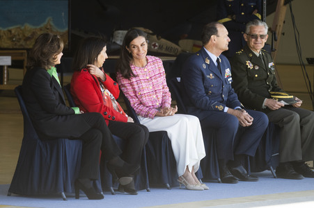 Königin Letizia von Spanien auf dem Luftwaffenstützpunkt Cuatro Vientos in Madrid