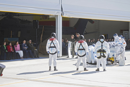 Königin Letizia von Spanien auf dem Luftwaffenstützpunkt Cuatro Vientos in Madrid