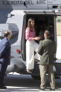 Königin Letizia von Spanien auf dem Luftwaffenstützpunkt Cuatro Vientos in Madrid