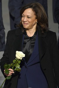 Ankunft von Kamala Harris in München