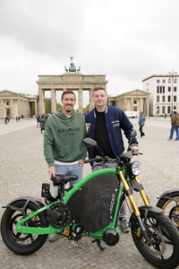 Fototermin mit eROCKIT Fahrzeugen in Berlin