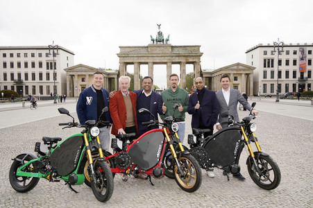 Fototermin mit eROCKIT Fahrzeugen in Berlin