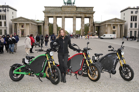 Fototermin mit eROCKIT Fahrzeugen in Berlin