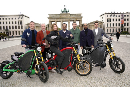 Fototermin mit eROCKIT Fahrzeugen in Berlin