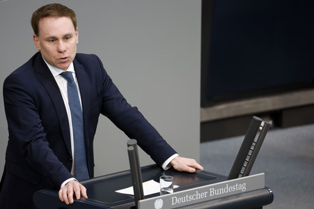 100. Sitzung des Deutschen Bundestages in Berlin