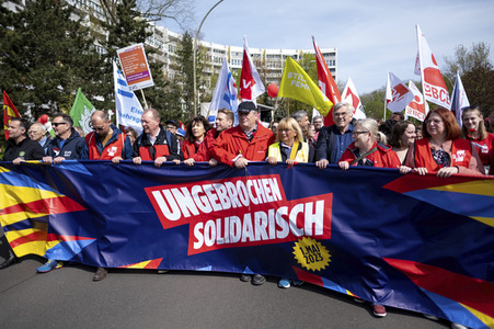 1. Mai Demo der Gewerkschaften in Berlin