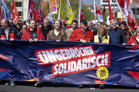 1. Mai Demo der Gewerkschaften in Berlin