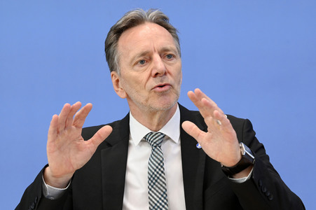 Bundespressekonferenz Fallzahlen für die Politisch Motivierte Kriminalität 2022 in Berlin