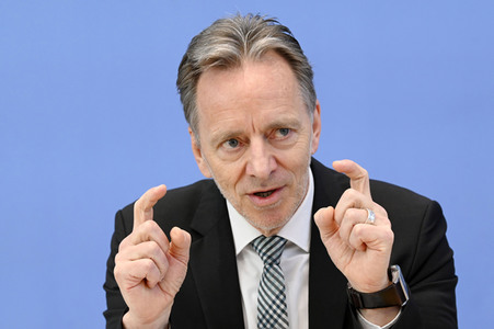 Bundespressekonferenz Fallzahlen für die Politisch Motivierte Kriminalität 2022 in Berlin