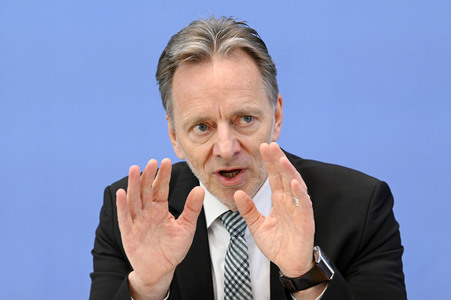 Bundespressekonferenz Fallzahlen für die Politisch Motivierte Kriminalität 2022 in Berlin