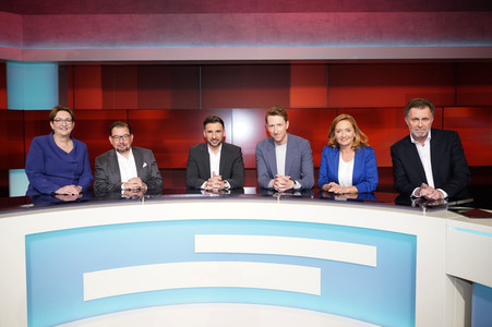 Talkshow 'hart aber fair' in Berlin
