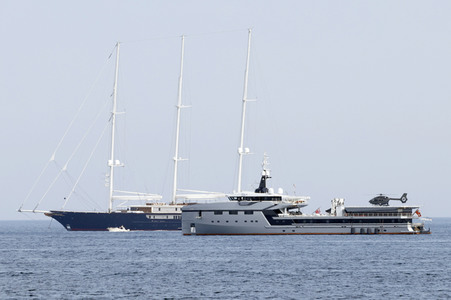 Jeff Bezos Superyacht 'Koru' in Cannes