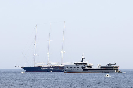 Jeff Bezos Superyacht 'Koru' in Cannes
