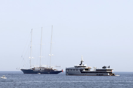 Jeff Bezos Superyacht 'Koru' in Cannes