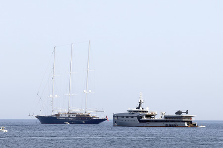 Jeff Bezos Superyacht 'Koru' in Cannes