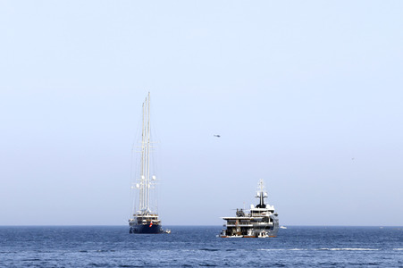 Jeff Bezos Superyacht 'Koru' in Cannes