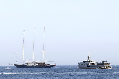 Jeff Bezos Superyacht 'Koru' in Cannes